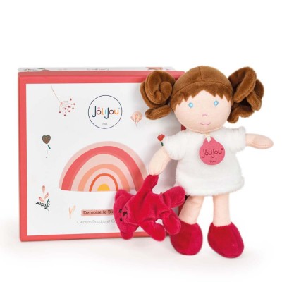 Mini poupée douce blanche - Mlle Blanche - 21 cm