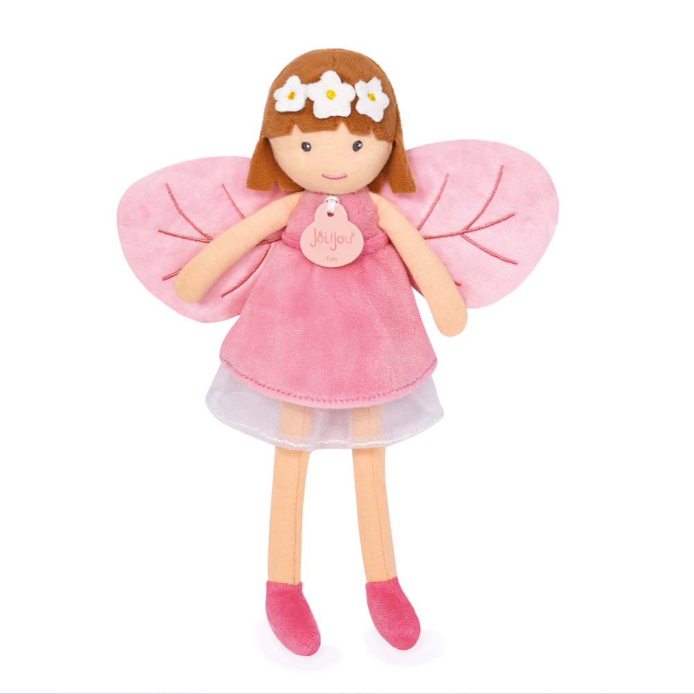 Poupée de chiffon fille en tissu rose à habiller (5 modèles)